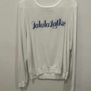 Wildfox FalalaLatke Sweatshirt Hanukkah Sweater